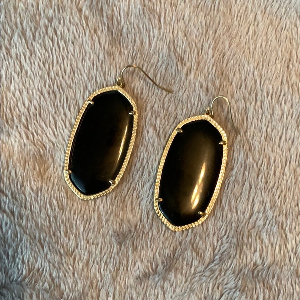 Kendra Scott Black Danielle Earrings